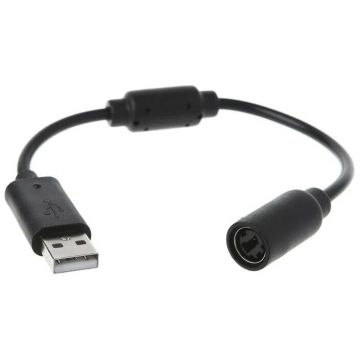 Merkloos Breakaway Kabel-Zwart (Xbox 360) Nieuw