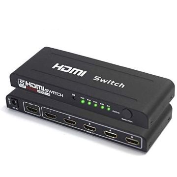 Merkloos 4K Ultra HD HDMI Switch-5 In 1 Out (Diversen) Nieuw
