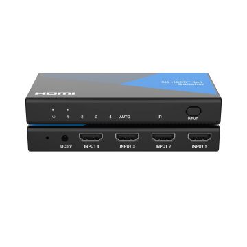 Merkloos 8K Ultra HD HDMI Switch-4 In 1 Out (Diversen) Nieuw