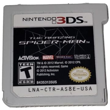 The Amazing Spider-Man-Kale Cassette Amerikaans (3DS) Gebruikt