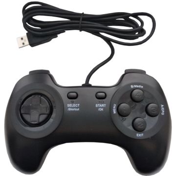 Amiko Classical Gamepad Wired Controller-Zwart (PC) Gebruikt