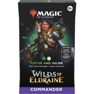 Magic The Gathering TCG Wilds of Eldraine Commander Deck-Virtue and Valor (Diversen) Nieuw