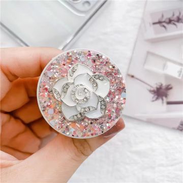 Merkloos Diamond Pop Up Phone Holder-Flower (Diversen) Nieuw