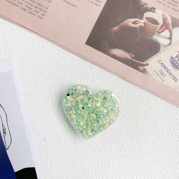 Merkloos Diamond Heart Pop Up Phone Holder-Transparant (Diversen) Nieuw