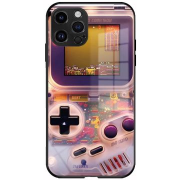 Merkloos Transparent Handheld Retro Console Soft Case-Galaxy S22 Ultra (Phones) Nieuw