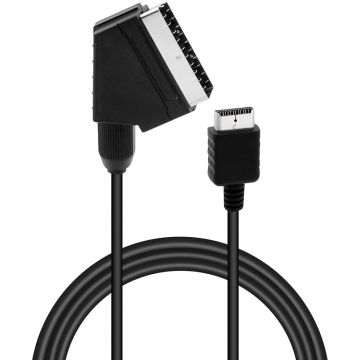 Merkloos RGB Scart Naar AV Kabel PS1 / PS2 / PS3-1.8M (Diversen) Gebruikt
