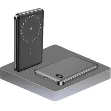 Merkloos Powerbank with Magsafe Magnetic Wireless Charging-10000mAh (Diversen) Nieuw