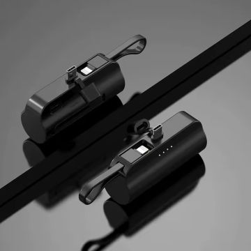 Merkloos Mini Powerbank 10000mAh USB-C-Zwart (Diversen) Nieuw