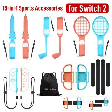 Merkloos Accessoire Pack for Nintendo Switch 2-15-In-1 (Switch 2) Nieuw