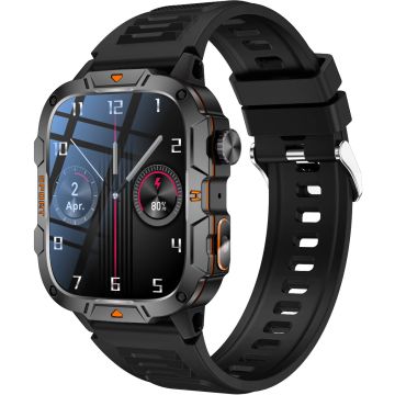 Merkloos Sports Smartwatch QX12-Zwart (Phones) Nieuw