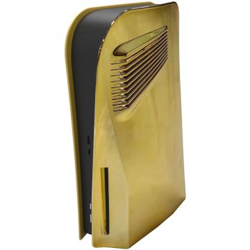 Merkloos PlayStation 5 Console Cover Incl. Ventilatie-Goud (PlayStation 5) Nieuw