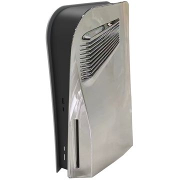 Merkloos PlayStation 5 Console Cover Incl. Ventilatie-Zilver (PlayStation 5) Nieuw