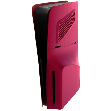 Merkloos PlayStation 5 Slim Console Cover Incl. Ventilatie-Rood (PlayStation 5) Nieuw