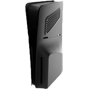 Merkloos PlayStation 5 Slim Console Cover Incl. Ventilatie-Zwart (PlayStation 5) Nieuw