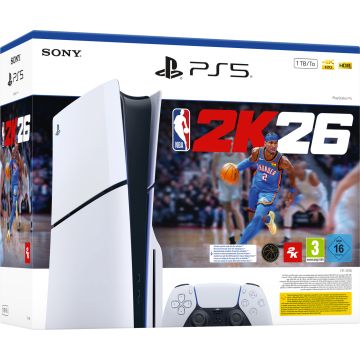 Sony PlayStation 5 Slim Disc Version Pack-NBA 2K26 (PlayStation 5) Nieuw
