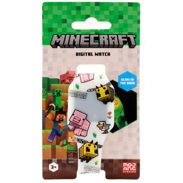 Puckator Minecraft Glow in the Dark Digital Watch-Animals (Diversen) Nieuw