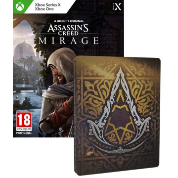 Assassin's Creed Mirage-Deluxe Edition Incl. Steelbook & Collector's Edition Artbook (Xbox Series X) Gebruikt