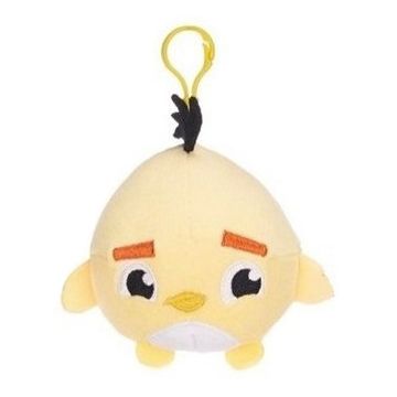 WL Angry Birds Squashy Podgies Clip-On Mini Pluche-Yellow (Diversen) Nieuw