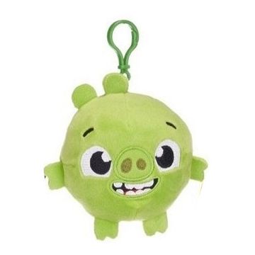 WL Angry Birds Squashy Podgies Clip-On Mini Pluche-Green (Diversen) Nieuw