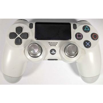 Sony DualShock 4 V2 Wireless Controller Custom-Wit (Silver Aluminium Sticks) (PlayStation 4) Gebruikt
