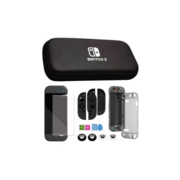 Merkloos Carry Case Kit for Nintendo Switch 2-Zwart (Switch 2) Nieuw