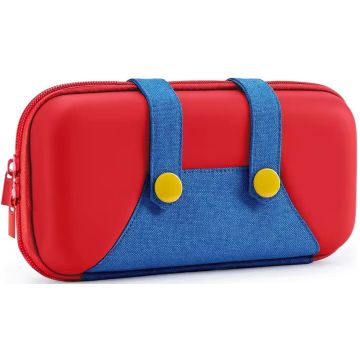 Merkloos Super Mario EVA Carrying Case for Nintendo Switch 2-Mario Suit (Switch 2) Nieuw