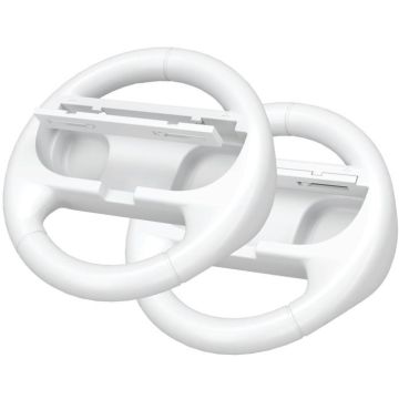 Merkloos Steering Wheel Grip Pair for Nintendo Switch 2 Joy-Con-Wit (Switch 2) Nieuw