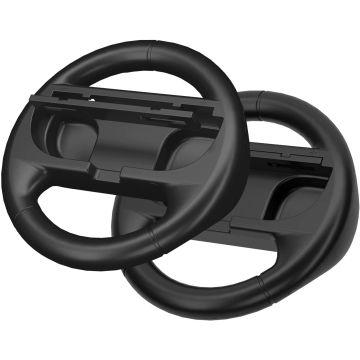 Merkloos Steering Wheel Grip Pair for Nintendo Switch 2 Joy-Con-Zwart (Switch 2) Nieuw