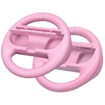 Merkloos Steering Wheel Grip Pair for Nintendo Switch 2 Joy-Con-Roze (Switch 2) Nieuw