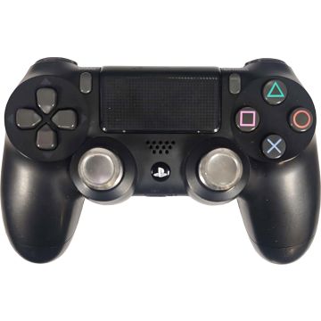 Sony DualShock 4 V2 Wireless Controller Custom-Zwart (Silver Aluminium Sticks) (PlayStation 4) Gebruikt