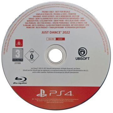 Just Dance 2022-Promo Alleen Disc (PlayStation 4) Gebruikt