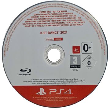 Just Dance 2021-Promo Alleen Disc (PlayStation 4) Gebruikt