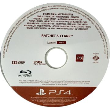 Ratchet & Clank-Promo Alleen Disc (PlayStation 4) Gebruikt