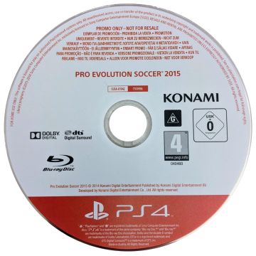 Pro Evolution Soccer 2015-Promo Alleen Disc (PlayStation 4) Gebruikt
