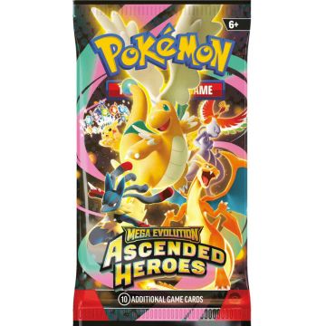 Pokémon TCG Mega Evolution Ascended Heroes-Booster Pack (Diversen) Nieuw