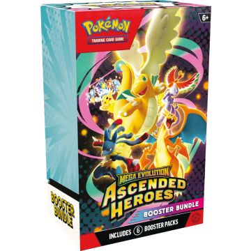 Pokémon TCG Mega Evolution Ascended Heroes-Booster Bundle (Diversen) Nieuw