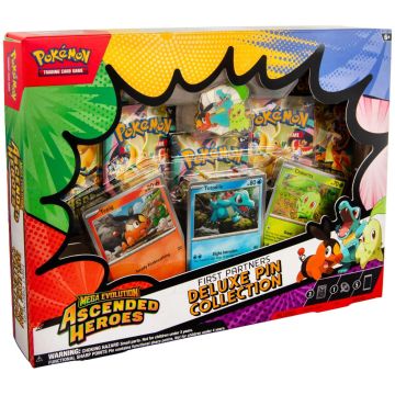 Pokémon TCG Mega Evolution Ascended Heroes-First Partners Deluxe Pin Collection (Diversen) Nieuw