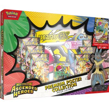 Pokémon TCG Mega Evolution Ascended Heroes Premium Poster Collection-Mega Lucario EX (Diversen) Nieuw