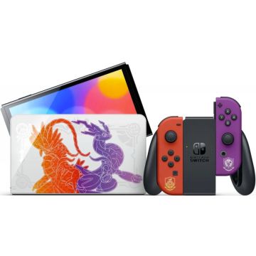 Nintendo Switch Console OLED Model Pack-Pokémon Scarlet & Violet Edition (Excl. Original Straps) (Switch) Gebruikt