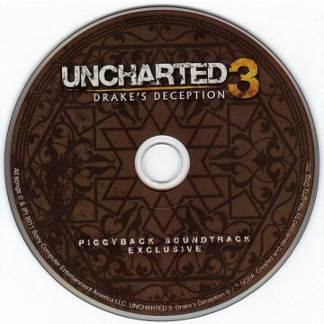 Piggyback Soundtrack Exclusive OST CD-Uncharted 3 Drake's Deception (Diversen) Gebruikt