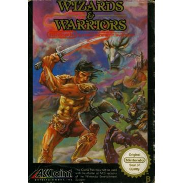 Wizards & Warriors-Standaard (NES) Gebruikt