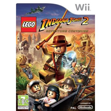 LEGO Indiana Jones 2 The Adventure Continues-Standaard (Wii) Gebruikt