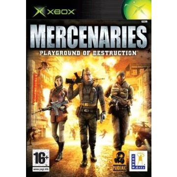 Mercenaries Playground of Destruction-Standaard (Xbox) Gebruikt