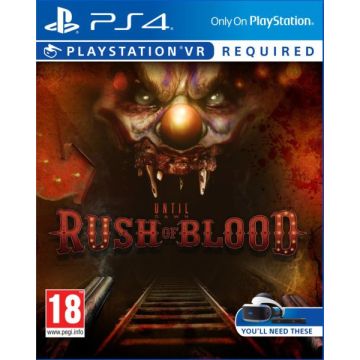 Until Dawn Rush Of Blood-Standaard (PlayStation 4) Nieuw