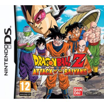 Dragon Ball Z Attack of the Saiyans-Standaard (NDS) Gebruikt
