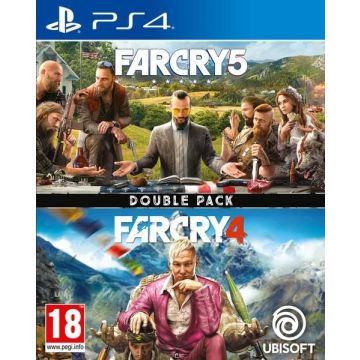 Far Cry 4 + Far Cry 5 Double Pack-Standaard (PlayStation 4) Nieuw