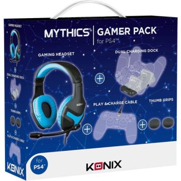 Konix Mythics Gamer Pack-Standaard (PlayStation 4) Nieuw