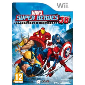 Marvel Super Heroes 3D Grandmaster's Challenge-Standaard (Wii) Gebruikt
