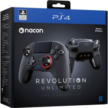 Nacon Revolution Unlimited Pro Controller-Zwart (PlayStation 4) Gebruikt