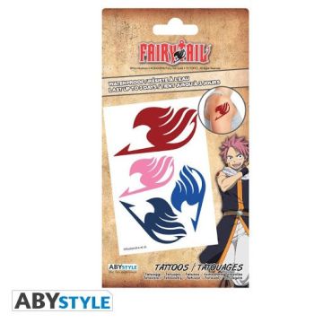 ABYstyle Waterproof Tattoos-Fairy Tail (Diversen) Nieuw